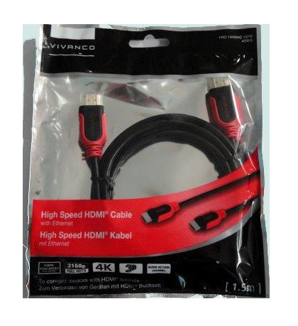 CABLE HDMI VIVANCO PRO 14 HDHD 15PB